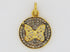 Pave Diamond Two Tone Butterfly Charm, (DCH-41)
